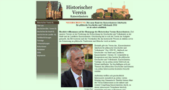 Desktop Screenshot of hist-verein-kl.de